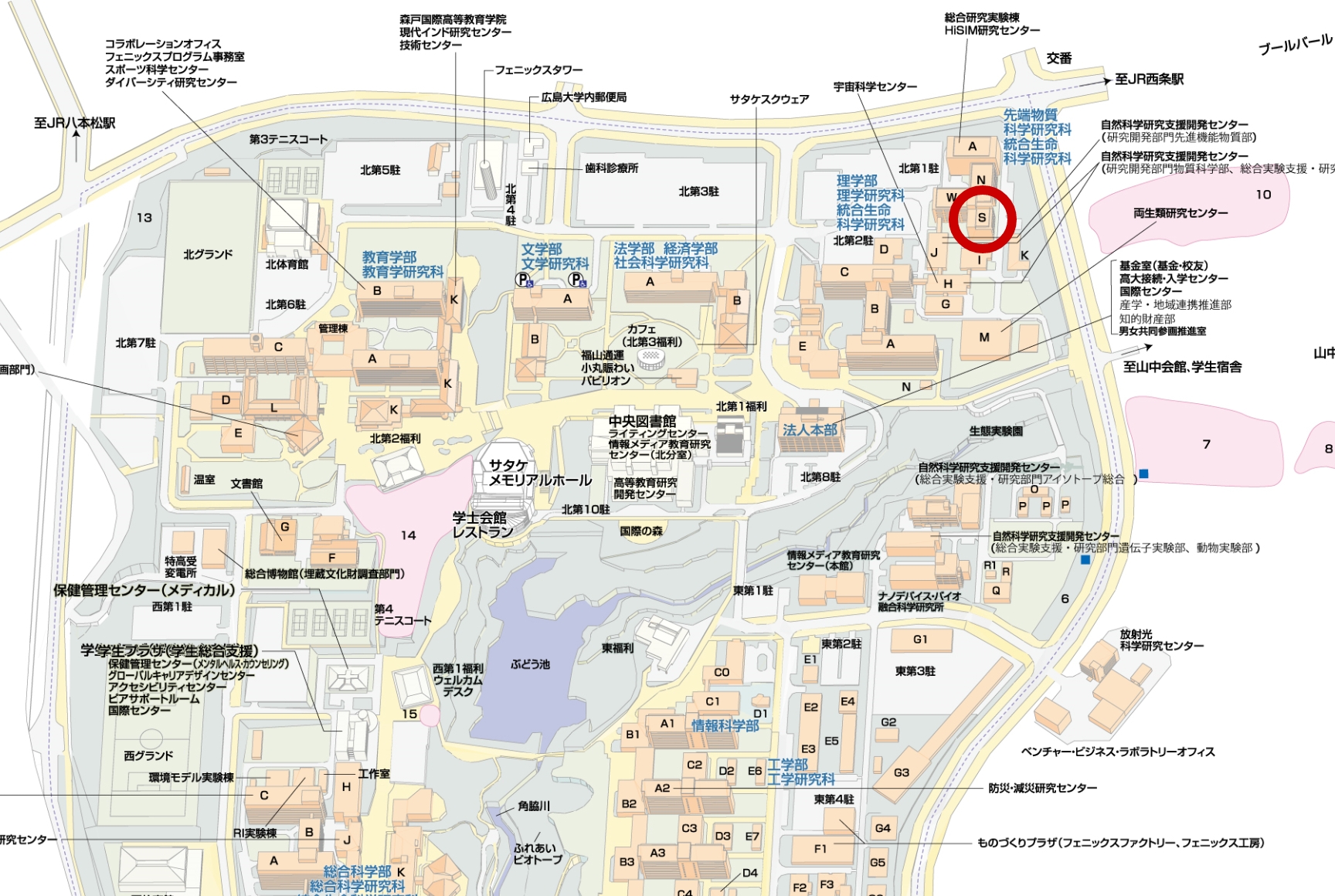 キャンパスマップ｜舟橋研究室